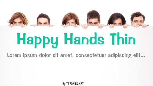 Happy Hands Thin example